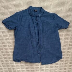 Hurley Deep Blue Casual Button-Down Shirt